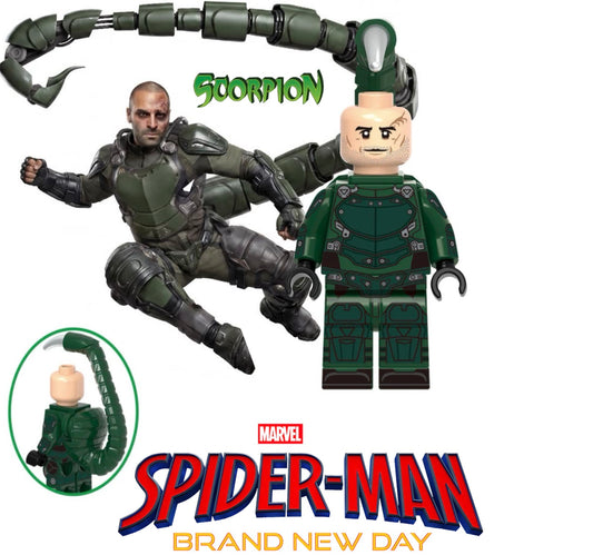 MINIFIGURE MARVEL UNIVERS: SPIDER-MAN BRAND NEW DAY SCORPION Custom