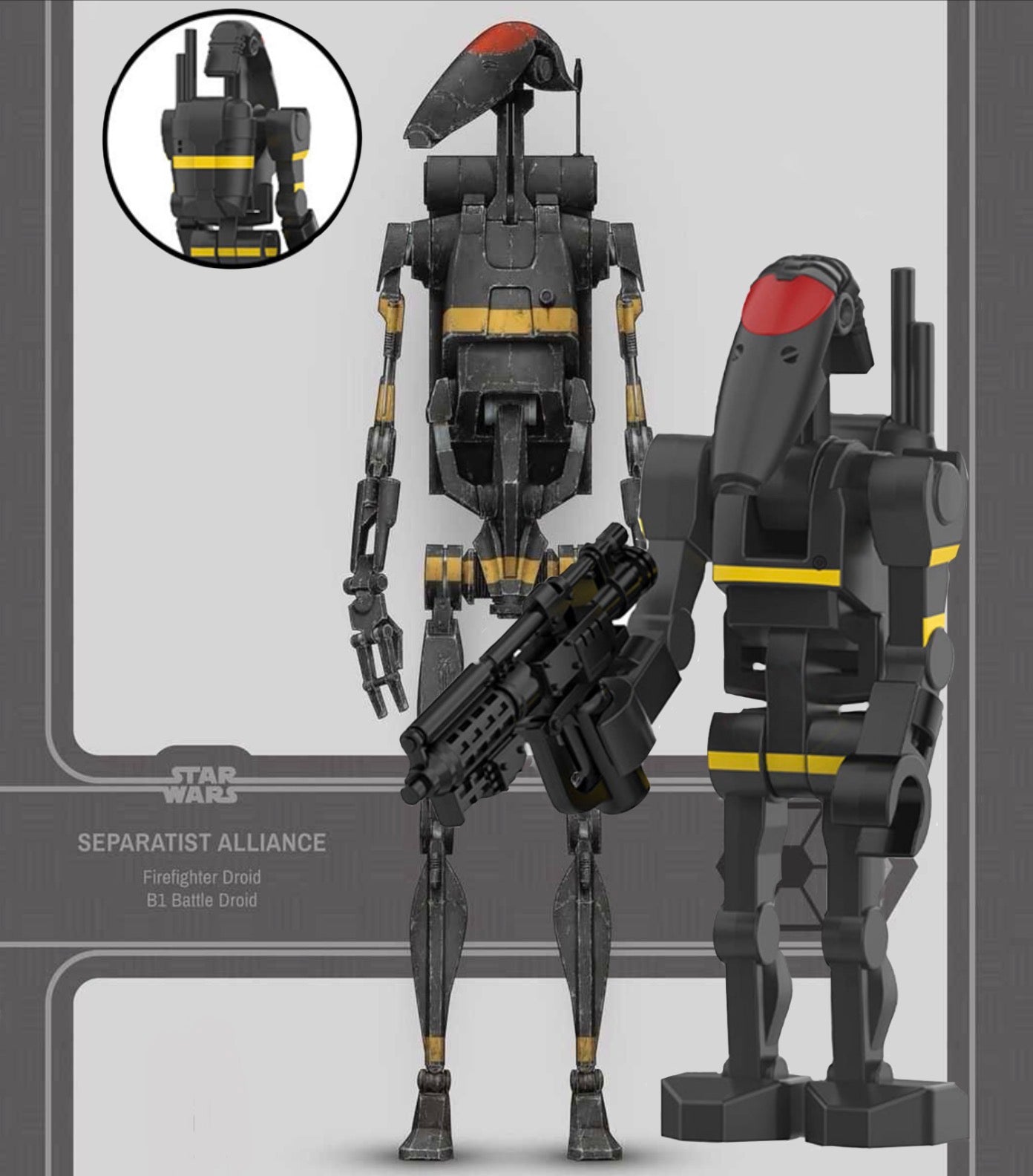 PREVENTE MINIFIGURE STAR WARS UNIVERS:  BATTLE DROID CUSTOM Disponibilité mi-septembre 2026