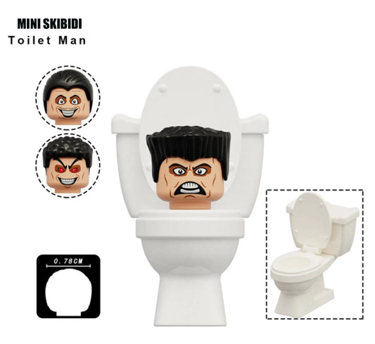 MINI MINIFIGURE SKIBIDI TOILET  custom