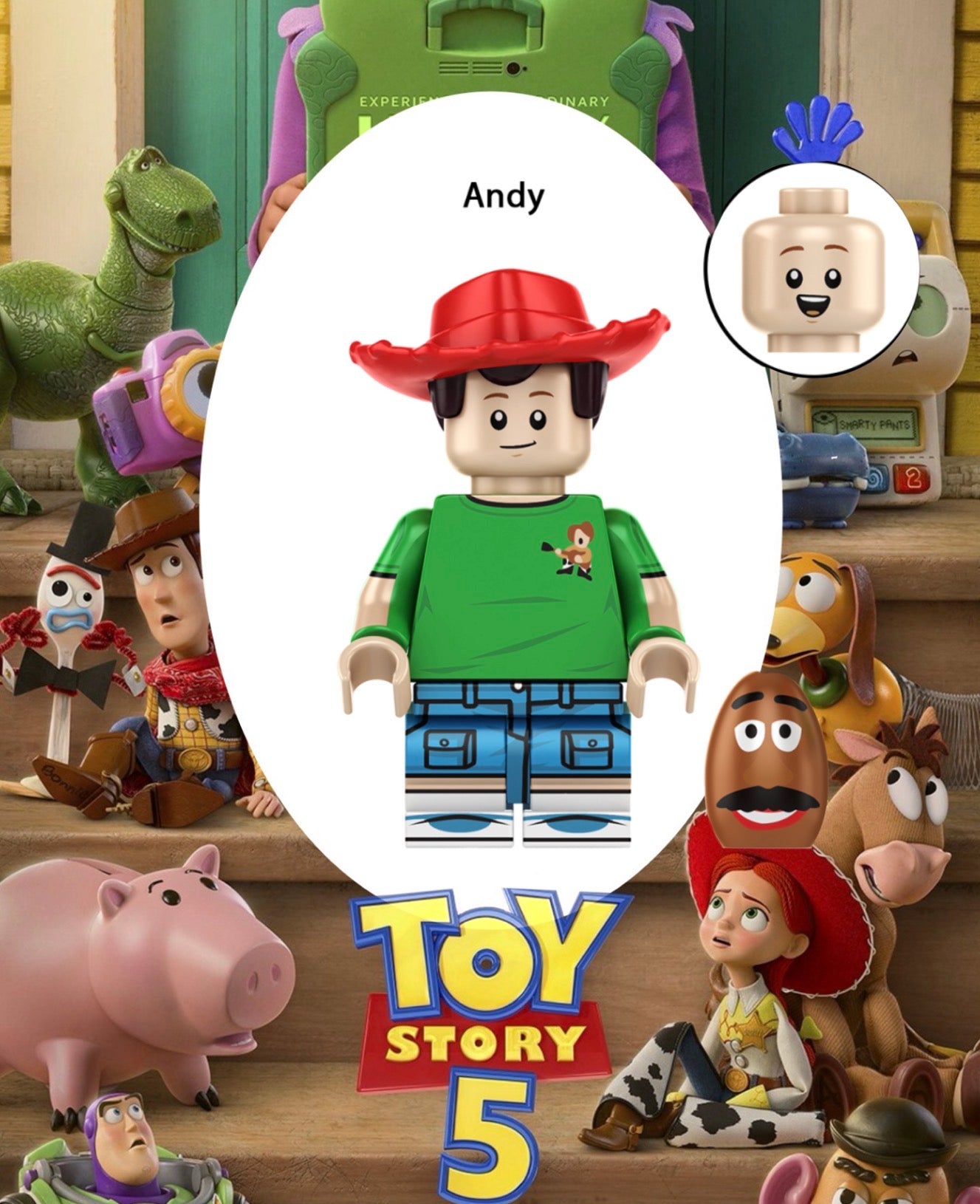 PREVENTE MINIFIGURE DISNEY TOY STORY UNIVERS: ANDY CUSTOM Disponibilité fin septembre 2026
