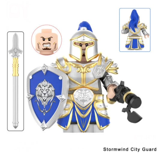 MINIFIGURE WORLD OF WARCRAFT UNIVERS: STORMING CITY GUARD custom