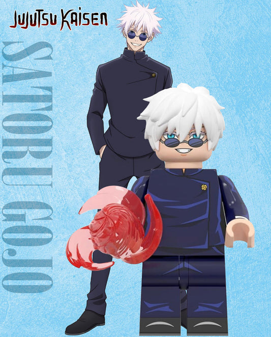 PREVENTE MINIFIGURE JUJUTSU KAISEN UNIVERS: SATORU GOJO custom Disponibilité fin octobre 2024