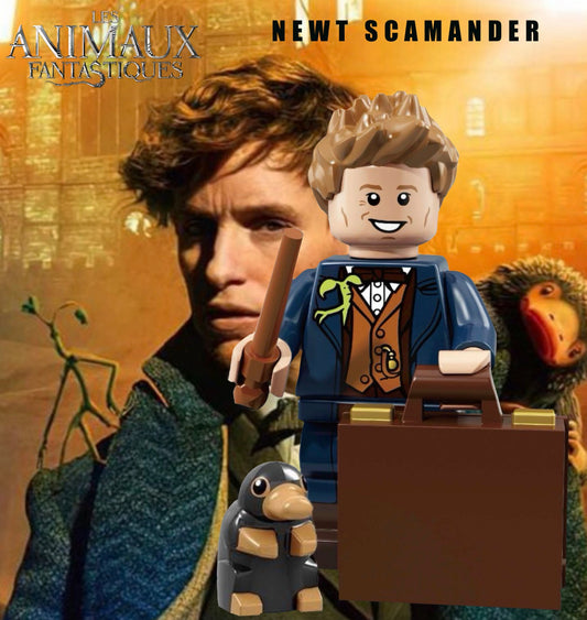 MINIFIGURE HARRY POTTER/ FANTASTIC BEASTS UNIVERS: NEWT SCAMANDER custom