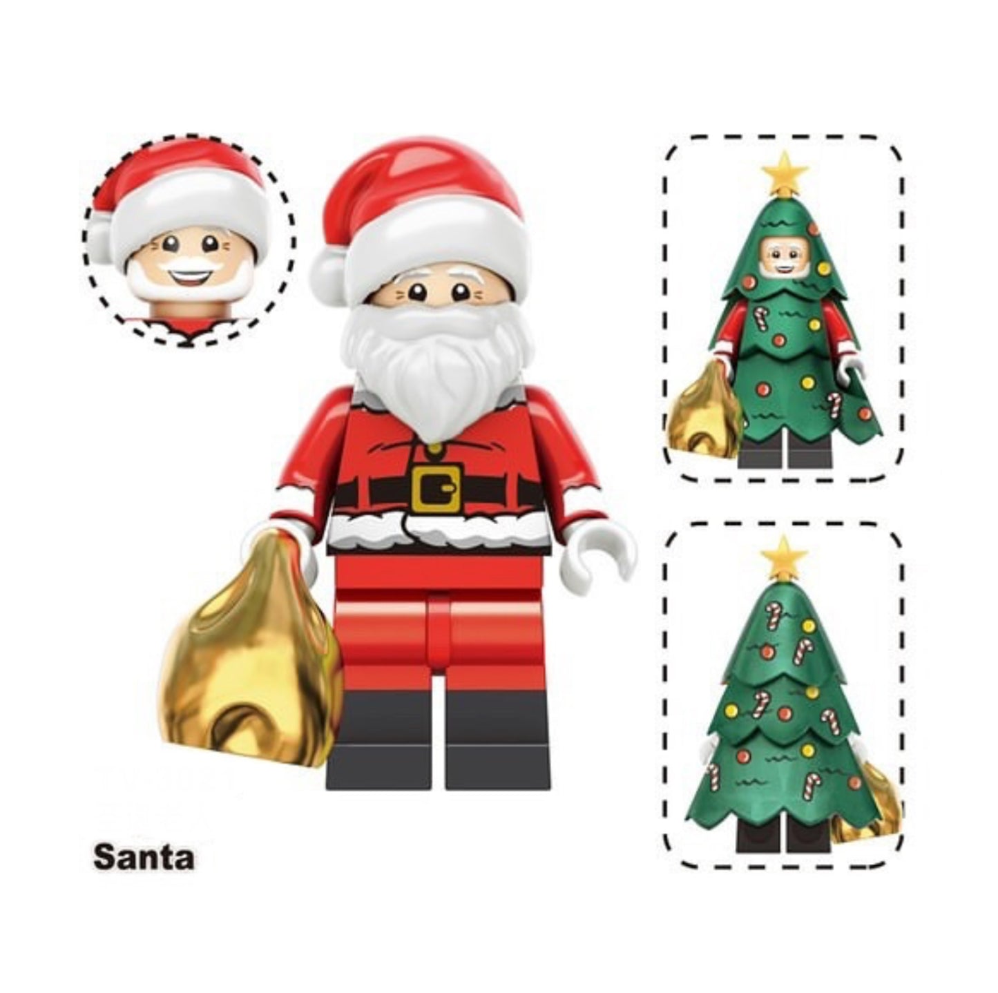 MINIFIGURE🎄 NOËL UNIVERS 🎄: SANTA custom