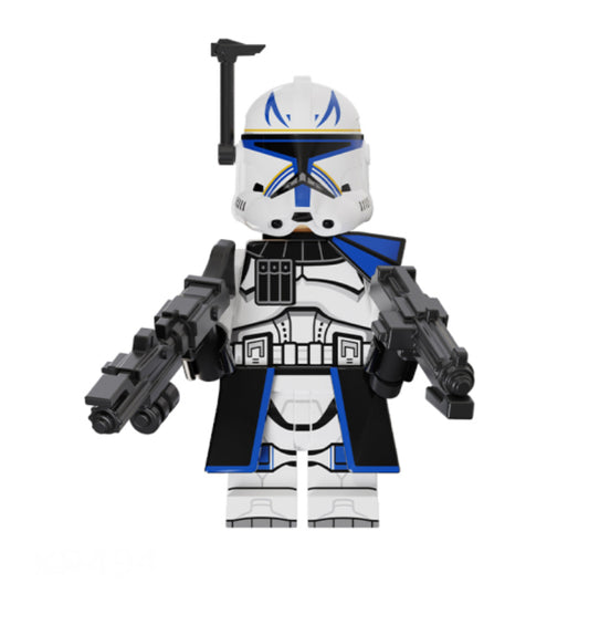 MINIFIGURE CLONETROOPER REX + 3 ARMES "501éme" custom