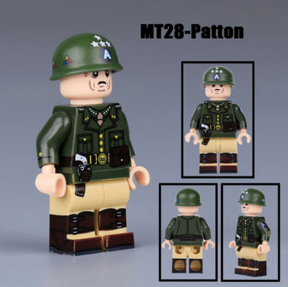 ♥️♥️MINIFIGURE MILITAIRE UNIVERS: GENERAL GEORGE PATTON ♥️♥️custom