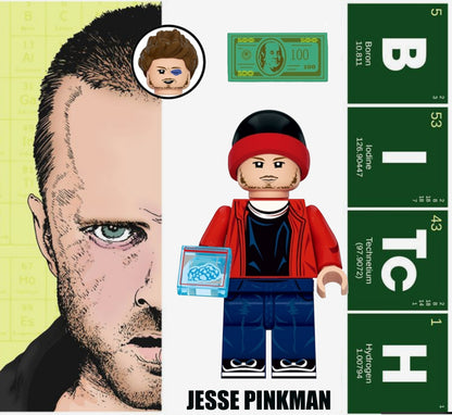 MINIFIGURE BREAKING BAD UNIVERS: JESSE PINKMAN custom