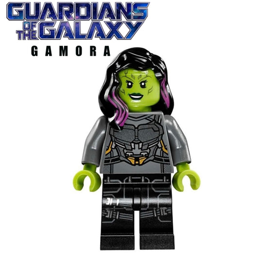 MINIFIGURE GUARDIAN OF THE GALAXY: GAMORA custom 2017 ⚠️Dernière pièce