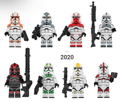 MINIFIGURE STAR WARS UNIVERS DE 2020: COMMANDER WOLF CLONETROOPER CUSTOM "DERNIÈRE PIECE"