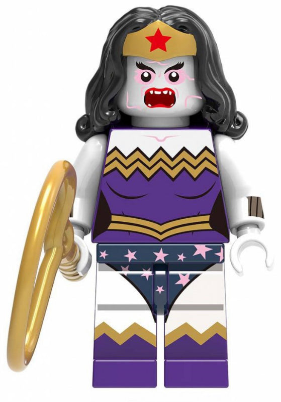 MINIFIGURE "TRÈS RARE" :WONDER WOMAN BIZARRA Custom(dernière pièce)