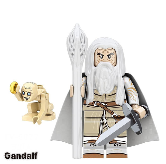 MINIFIGURE LORD OF THE RING UNIVERS: GANDALF LE BLANC CUSTOM