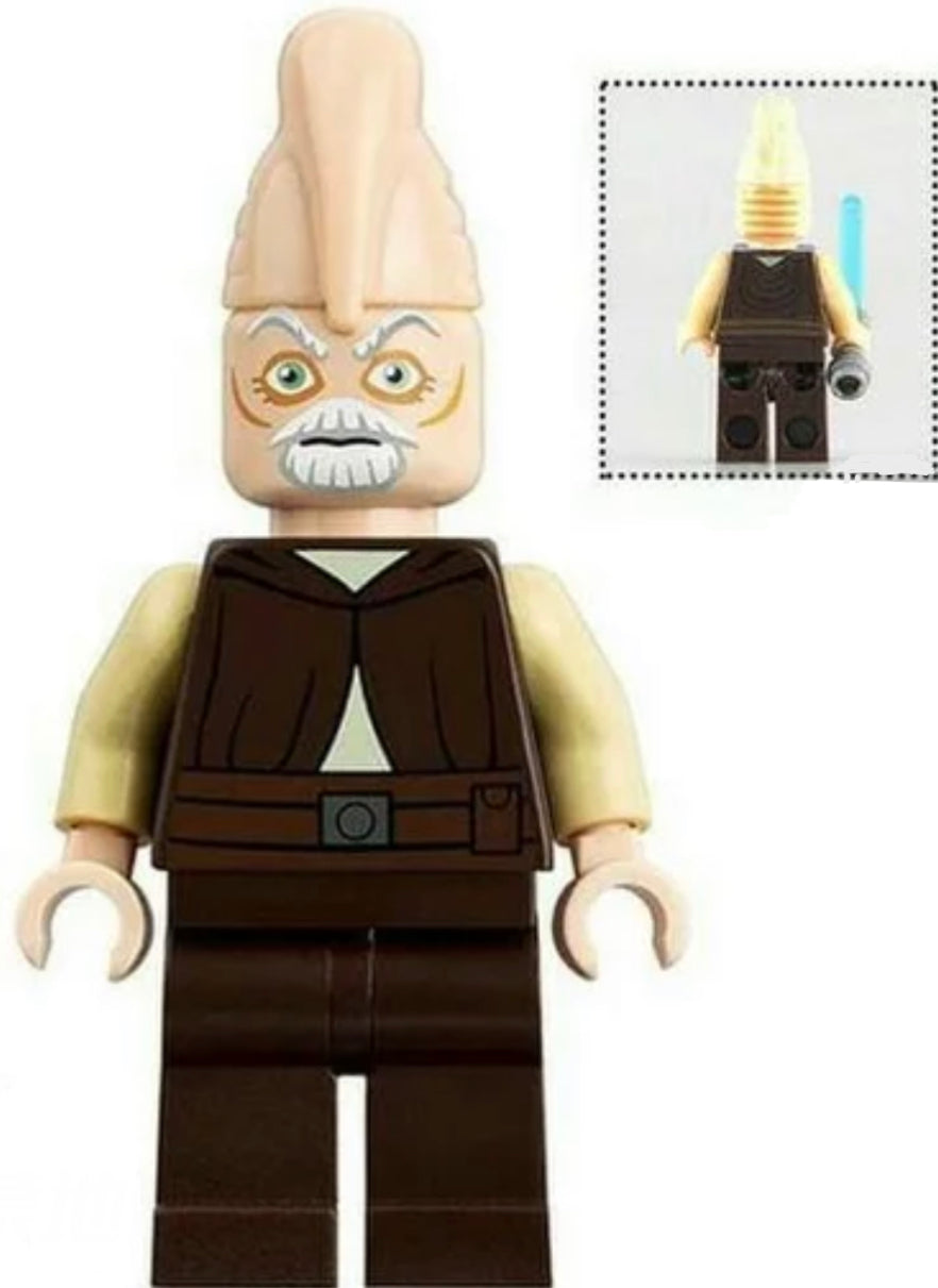 MINIFIGURES KI-ADI-MUNDI JEDI MASTER custom