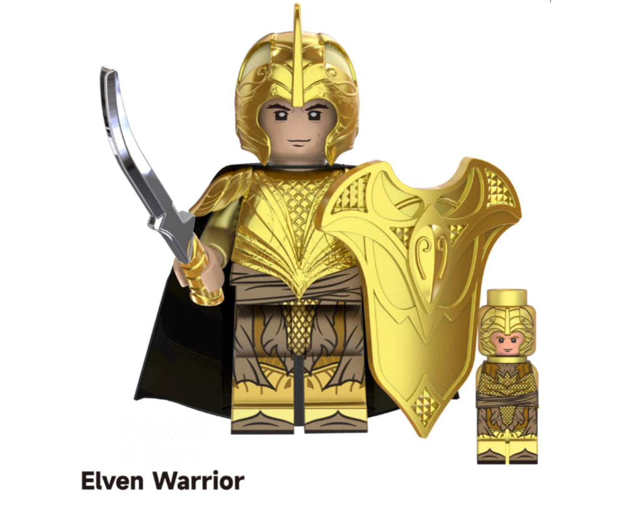 MINIFIGURE LOTR ELVEN WARRIOR CUSTOM