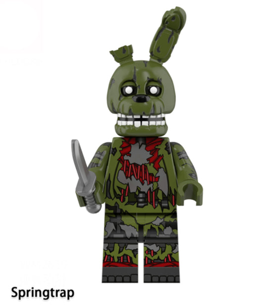 PREVENTE FIVE NIGHTS AT FREDDY’S MINIFIGURES UNIVERS: SPRINGTRAP CUSTOM Disponibilité décembre 2024