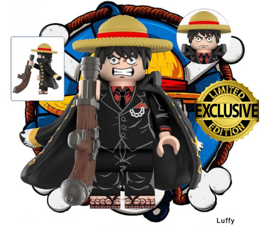 ♥️♥️♥️MINIFIGURE ONE PEACE: LUFFY ♥️♥️♥️ EDITION LIMITÉE custom