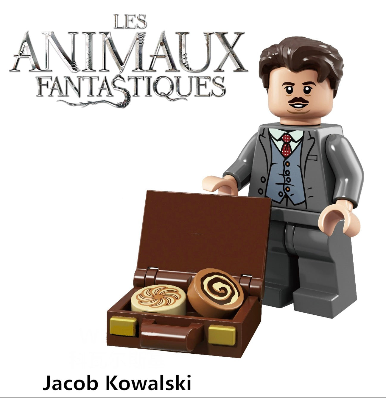 MINIFIGURE HARRY POTTER/ FANTASTIC BEASTS UNIVERS: JACOB KOWALSKI custom