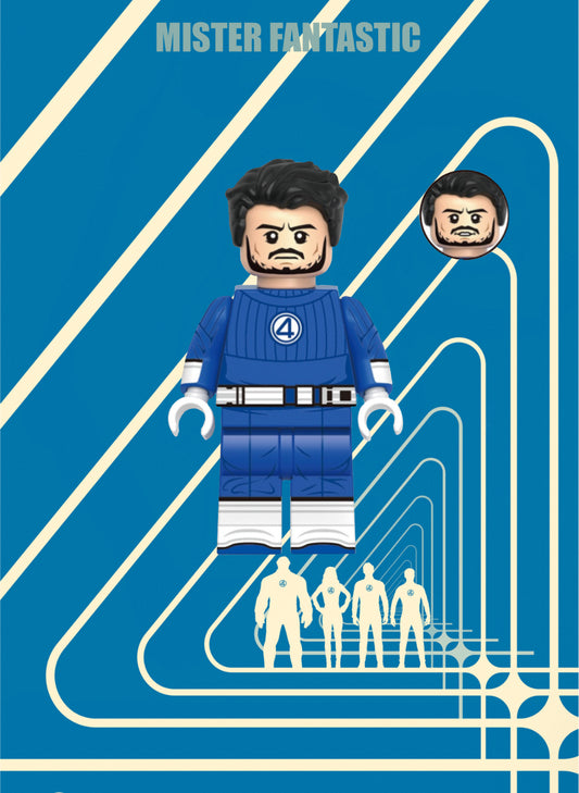 MINIFIGURE FANTASTIC FOUR: MISTER FANTASTIC custom