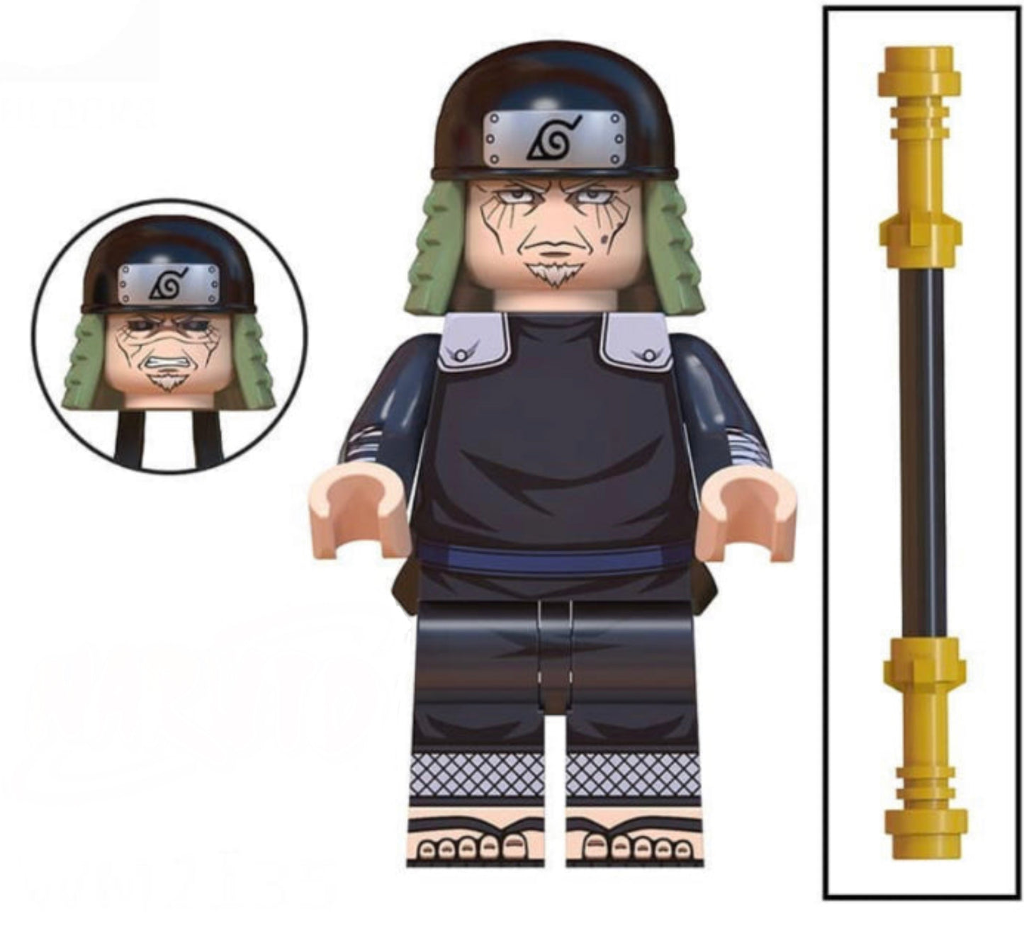 MINIFIGURE NARUTO SARUTOBI HIRUZEN custom