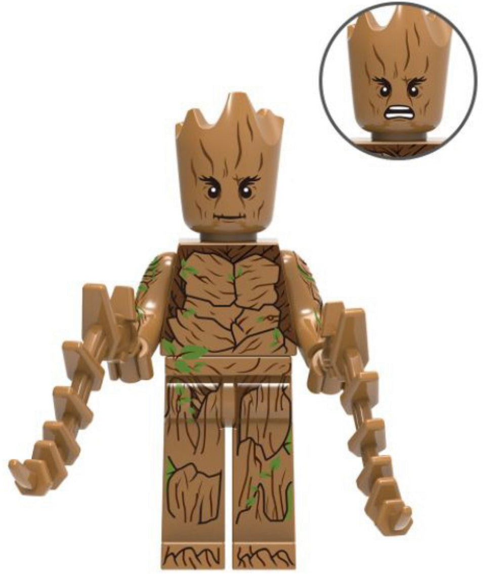 MINIFIGURE GUARDIAN OF THE GALAXY: GROOT custom