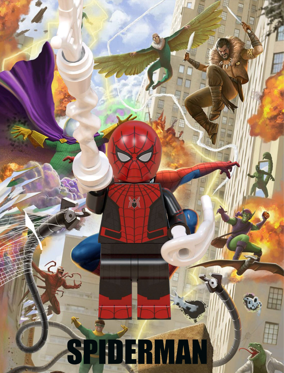 MINIFIGURE MARVEL UNIVERS: SPIDERMAN custom