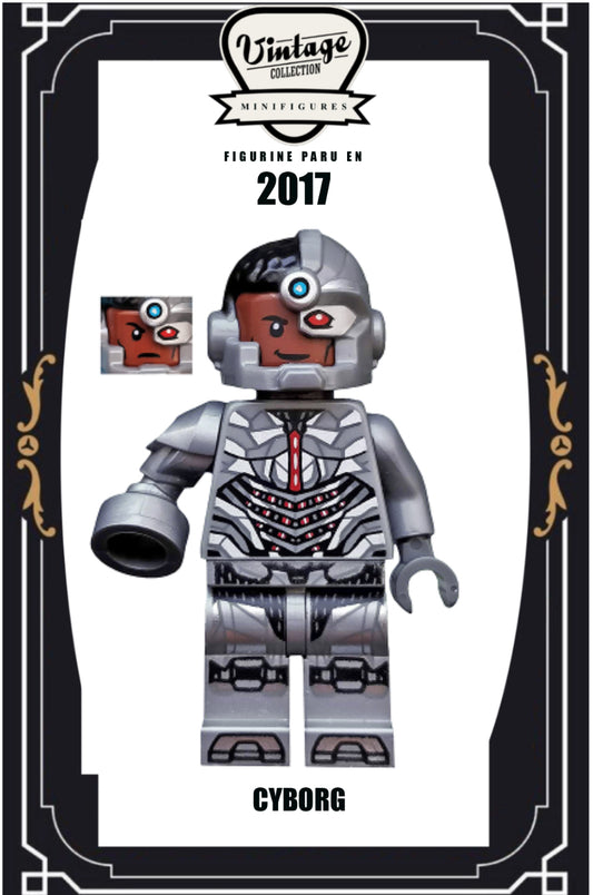 MINIFIGURE VINTAGE DC UNIVERS: CYBORG (2017) Custom