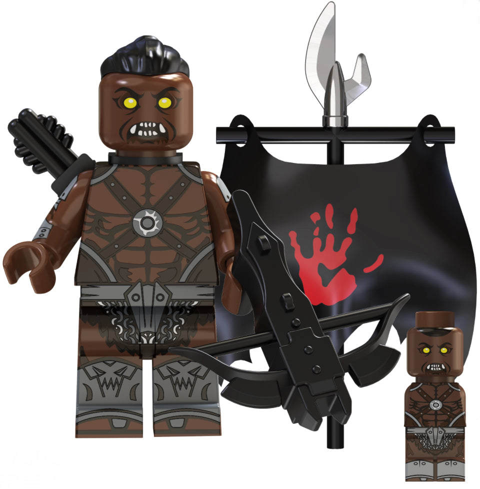 MINIFIGURE LOTR URUK-HAI CUSTOM