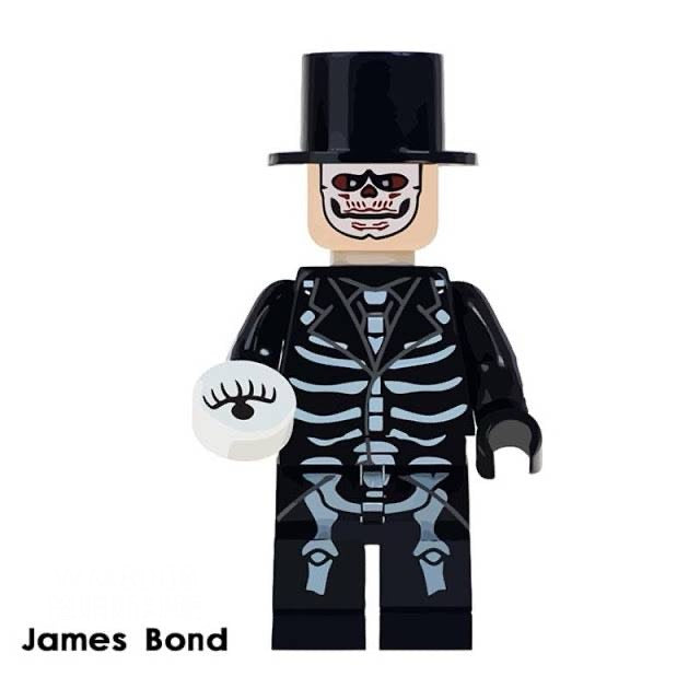 ♥️♥️♥️MINIFIGURE JAMES BONS « SPECTRE »  Custom ♥️♥️introuvable♥️♥️TRÈS TRÈS RARE