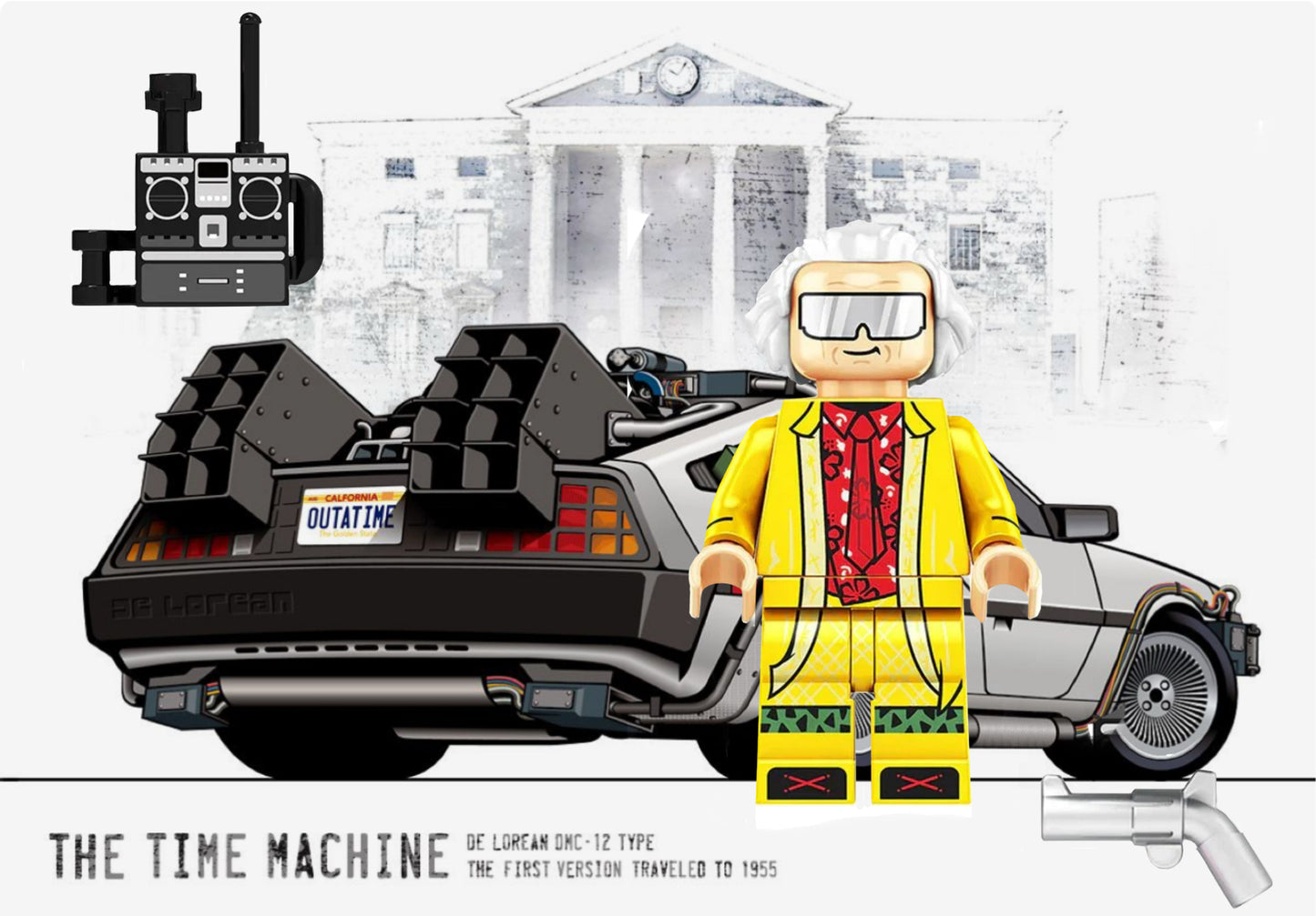 MINIFIGURE BACK TO THE FUTURE II: DOC custom