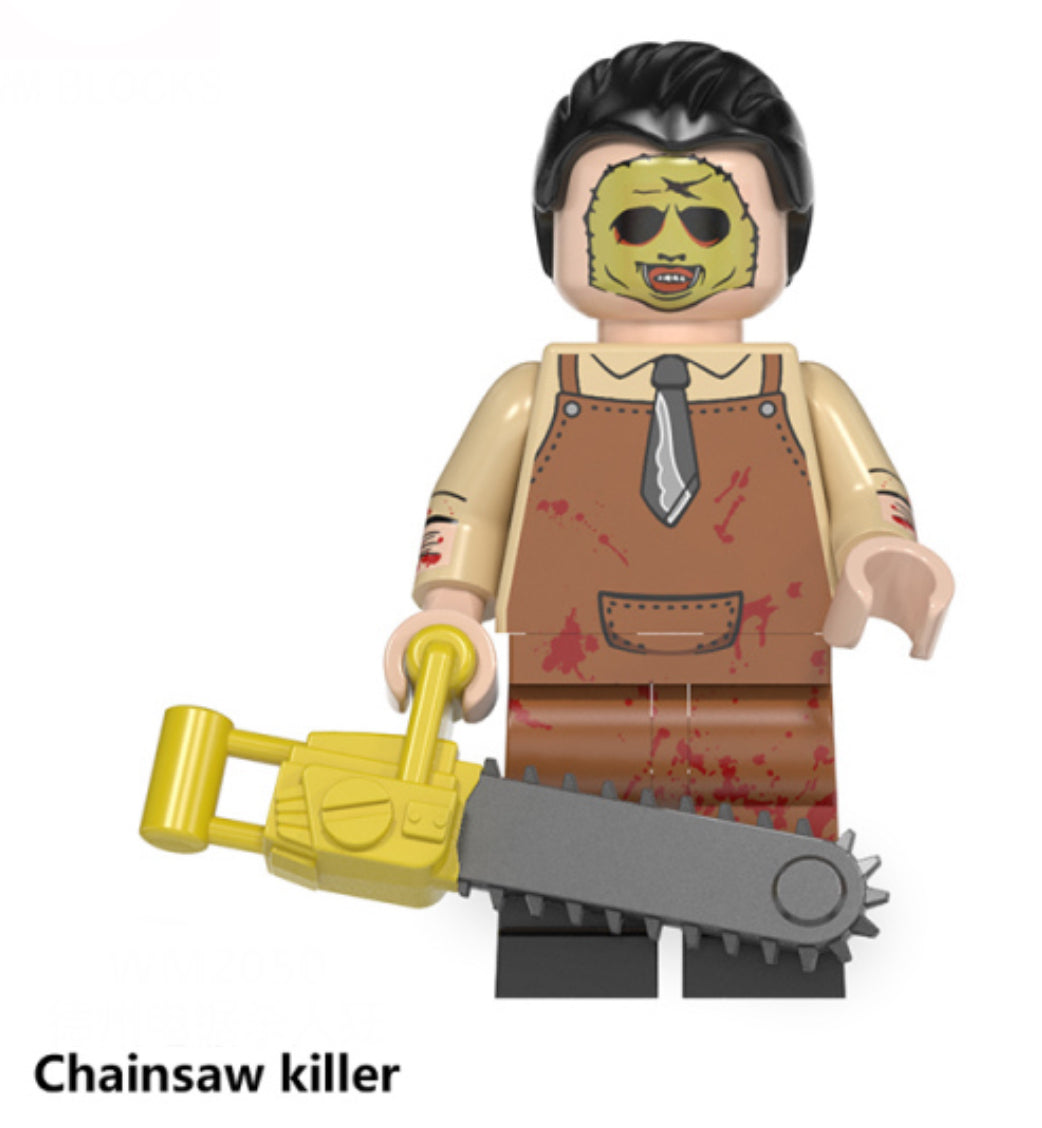 MINIFIGURE MOVIE/TV UNIVERS: MASSACRE À LA TRONÇONNEUSE "Chainsaw killer" RARE