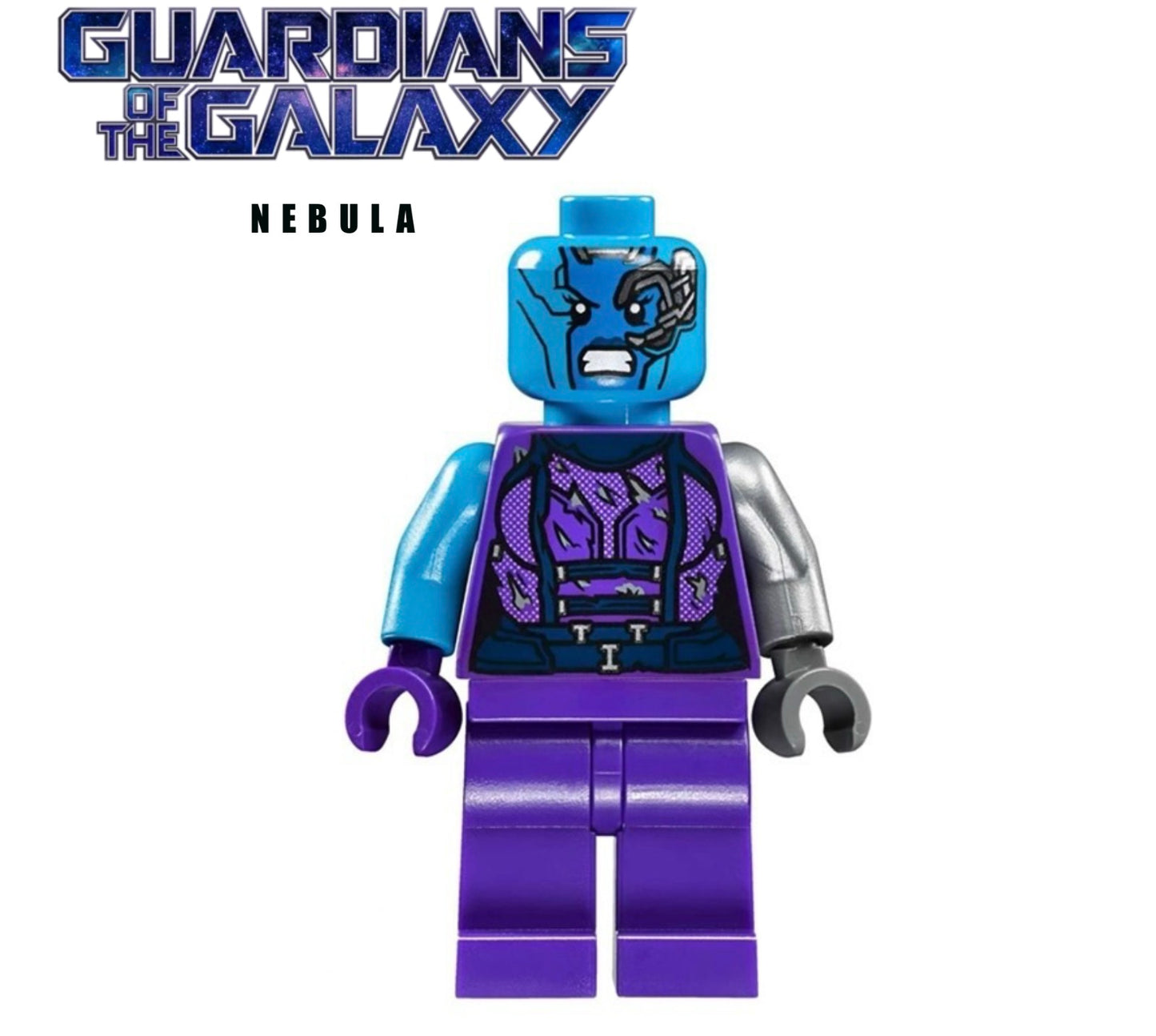 MINIFIGURE GUARDIAN OF THE GALAXY: NEBULA custom 2017 ⚠️Dernière pièce