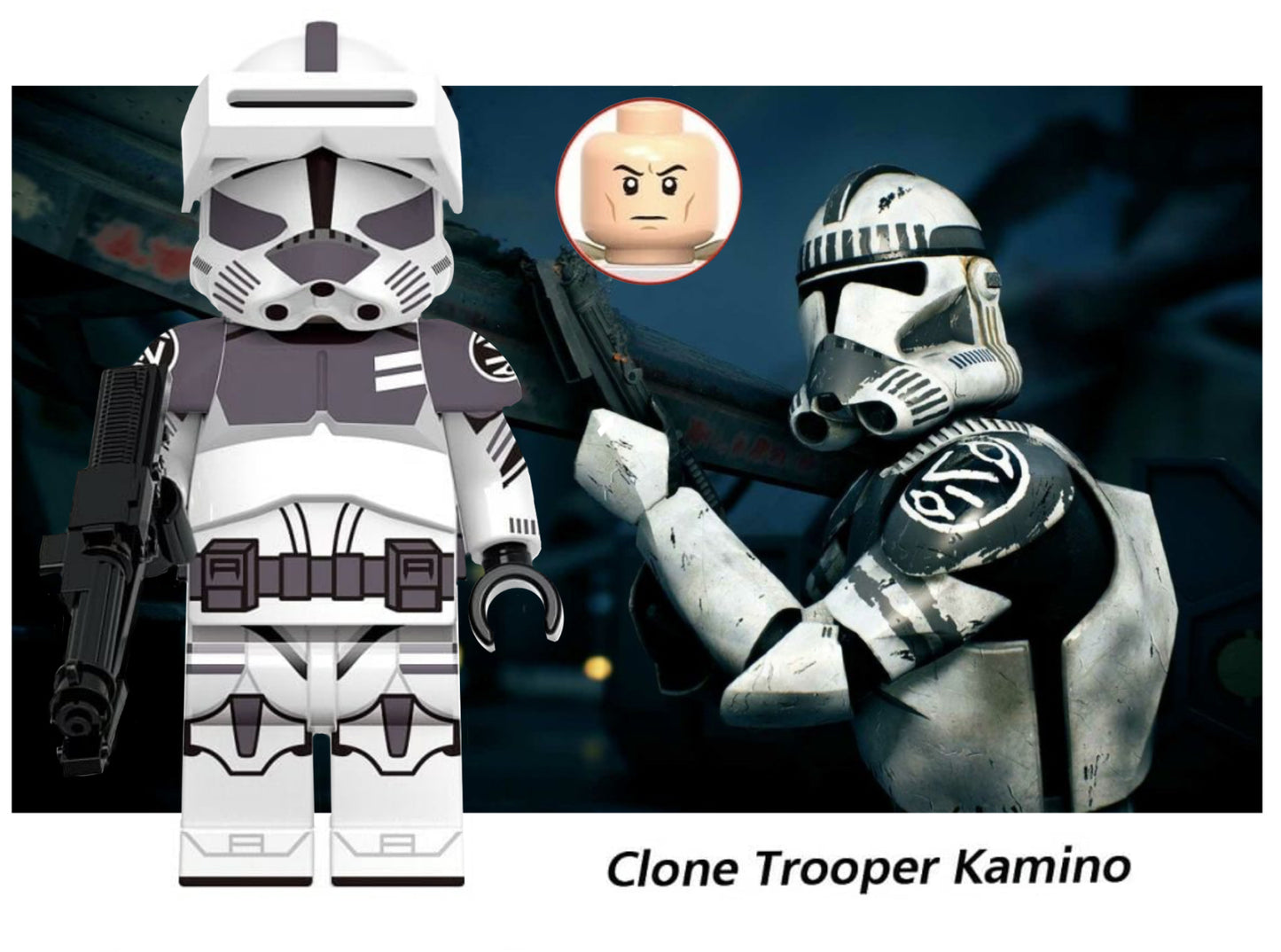 MINIFIGURE STAR WARS UNIVERS: CLONE TROOPER KAMINO custom