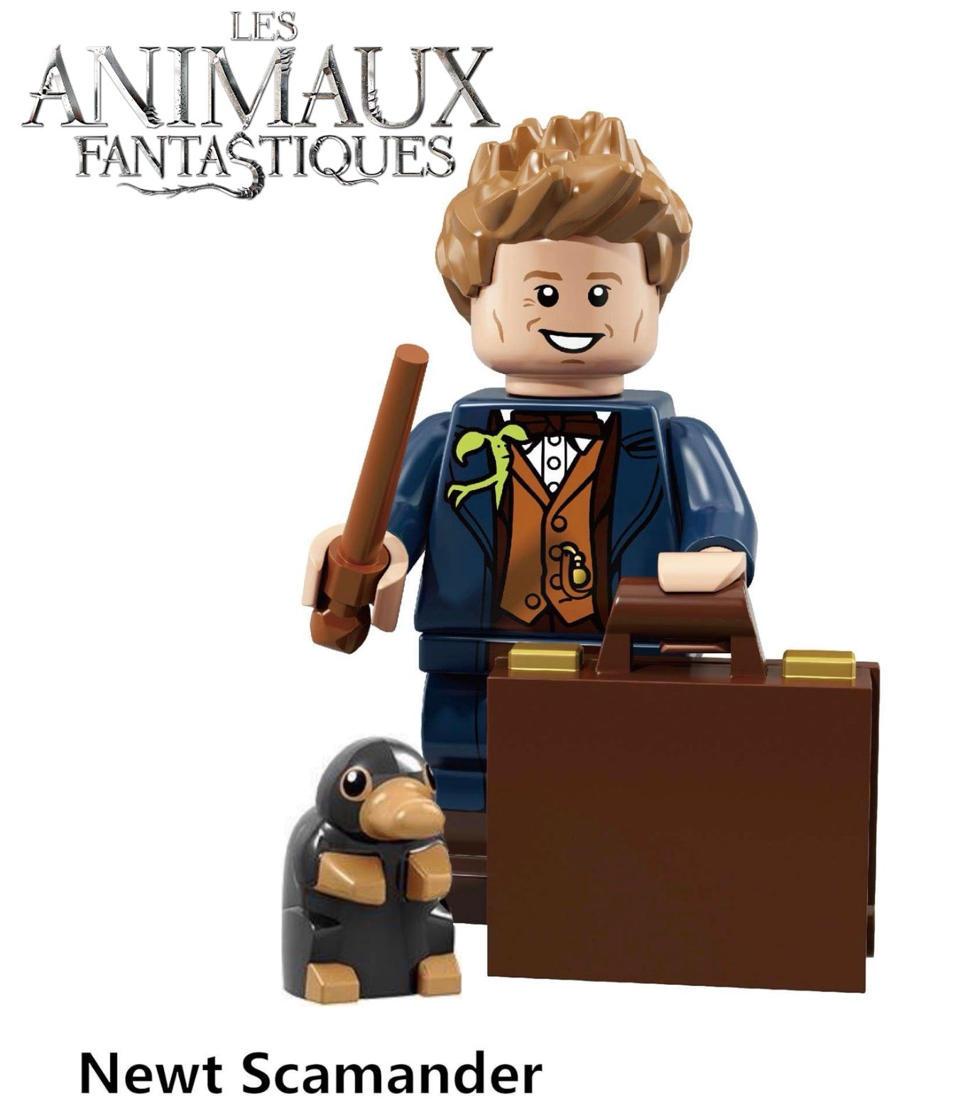 MINIFIGURE HARRY POTTER/ FANTASTIC BEASTS UNIVERS: NEWT SCAMANDER custom