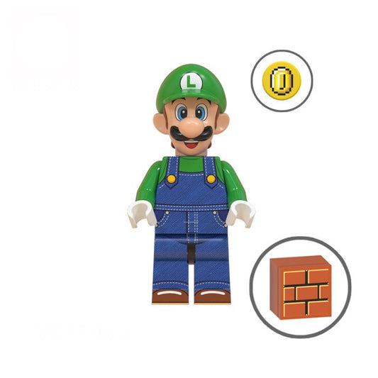MINIFIGURE MARIO BROS UNIVERS: LUIGI custom