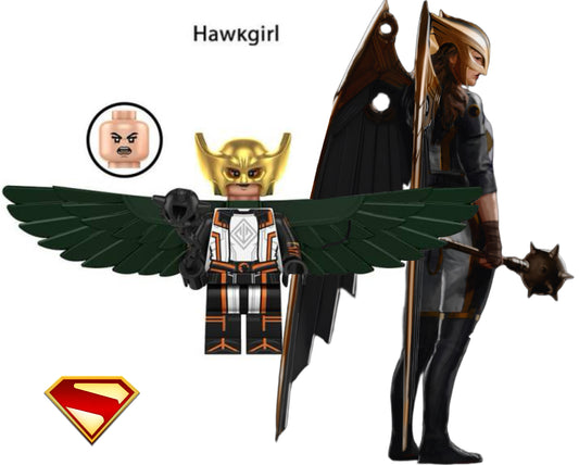 PREVENTE MINIFIGURE DC UNIVERS(SUPERMAN LEGACY): HAWKGIRL custom Disponibilité Juin 2025