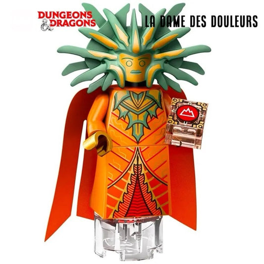 MINIFIGURE SÉRIES DONJONS ET DRAGONS: LA REINE DÈS DOULEURS "Socle+Fascicule inclus "