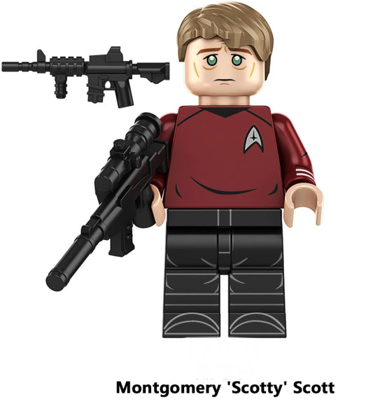 MINIFIGURE STAR TREK UNIVERS: MONTGOMERI "SCOTTY" SCOTT custom