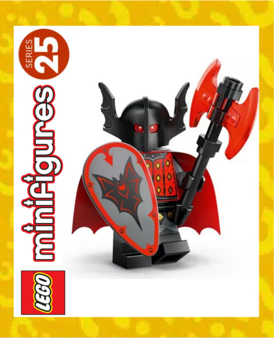 MINIFIGURE SÉRIES 25: le chevalier vampire "socle+fascicule" custom