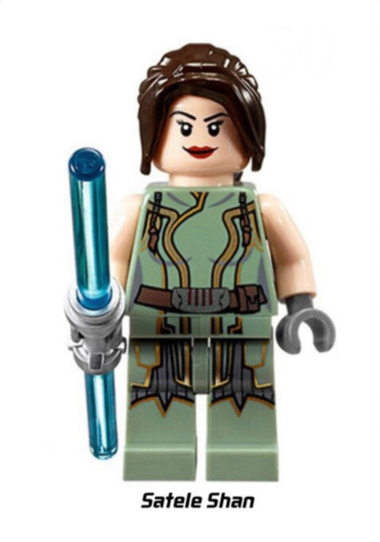 MINIFIGURE THE OLD REPUBLIC SATELE SHAN JEDI MASTER custom