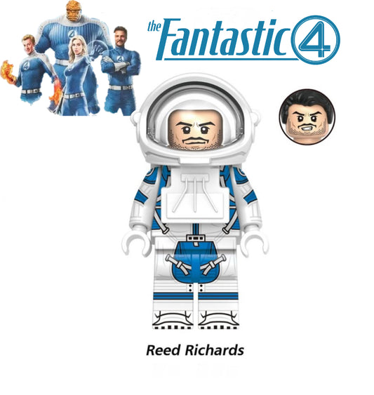♥️♥️♥️MINIFIGURE MARVEL UNIVERS: REED RICHARDS (The fantastic four) ♥️♥️♥️custom