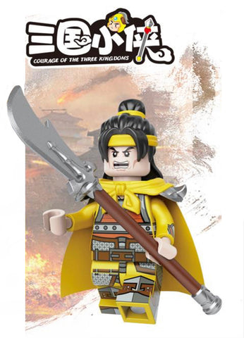 SUPERBE ♥️♥️MINIFIGURE "COURAGE DES TROIS ROYAUMES" UNIVERS: Zhang Liang CUSTOM