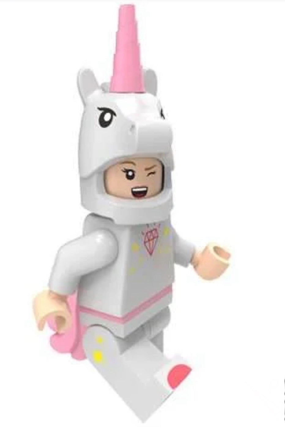 MINIFIGURE DÉGUISEMENT: UNICORN MASCOT "Licorne" custom