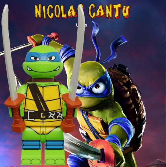 MINIFIGURE TORTUE NINJA UNIVERS: Leonardo Custom