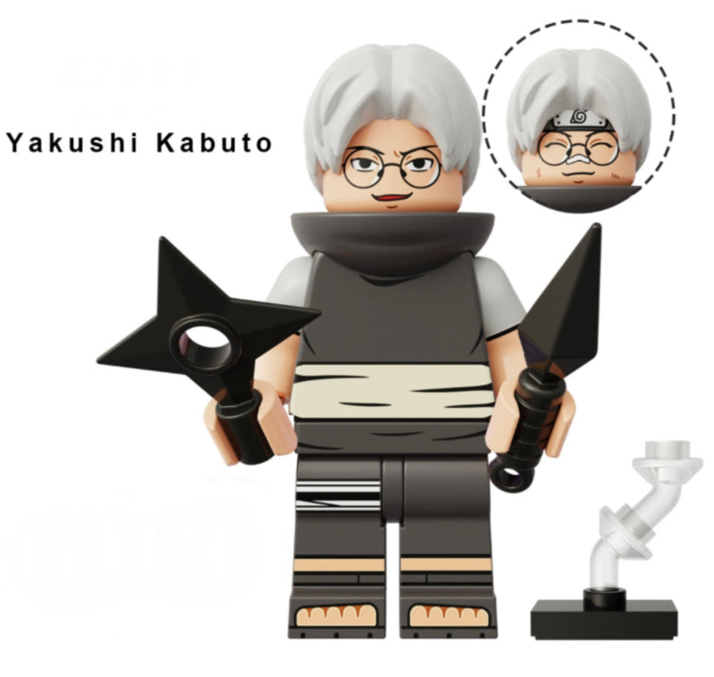 MINIFIGURE NARUTO YAKUSHI KABUTO custom