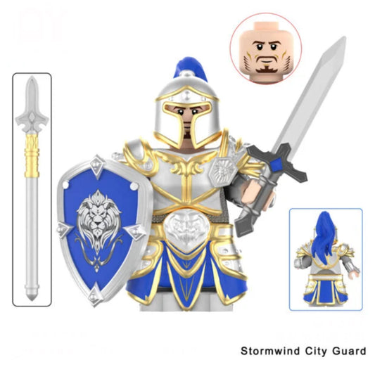 MINIFIGURE WORLD OF WARCRAFT UNIVERS: STORMING CITY GUARD custom