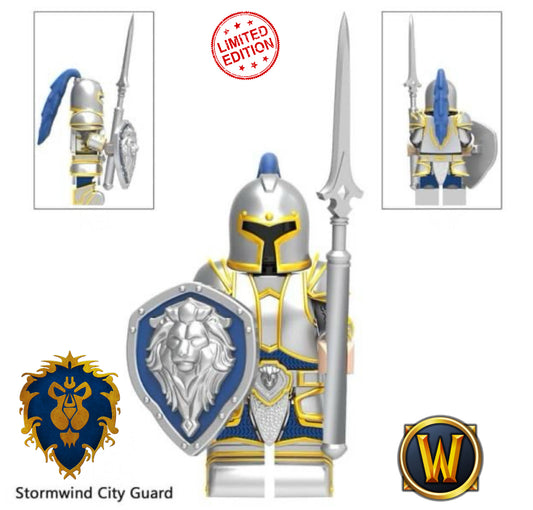 ♥️♥️♥️MINIFIGURE WORLD OF WARCRAFT UNIVERS: CITY GUARD 2 ♥️♥️♥️ custom