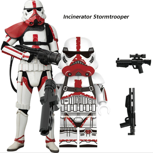 MINIFIGURE STAR WARS UNIVERS: INCINERATOR STORMTROOPER custom