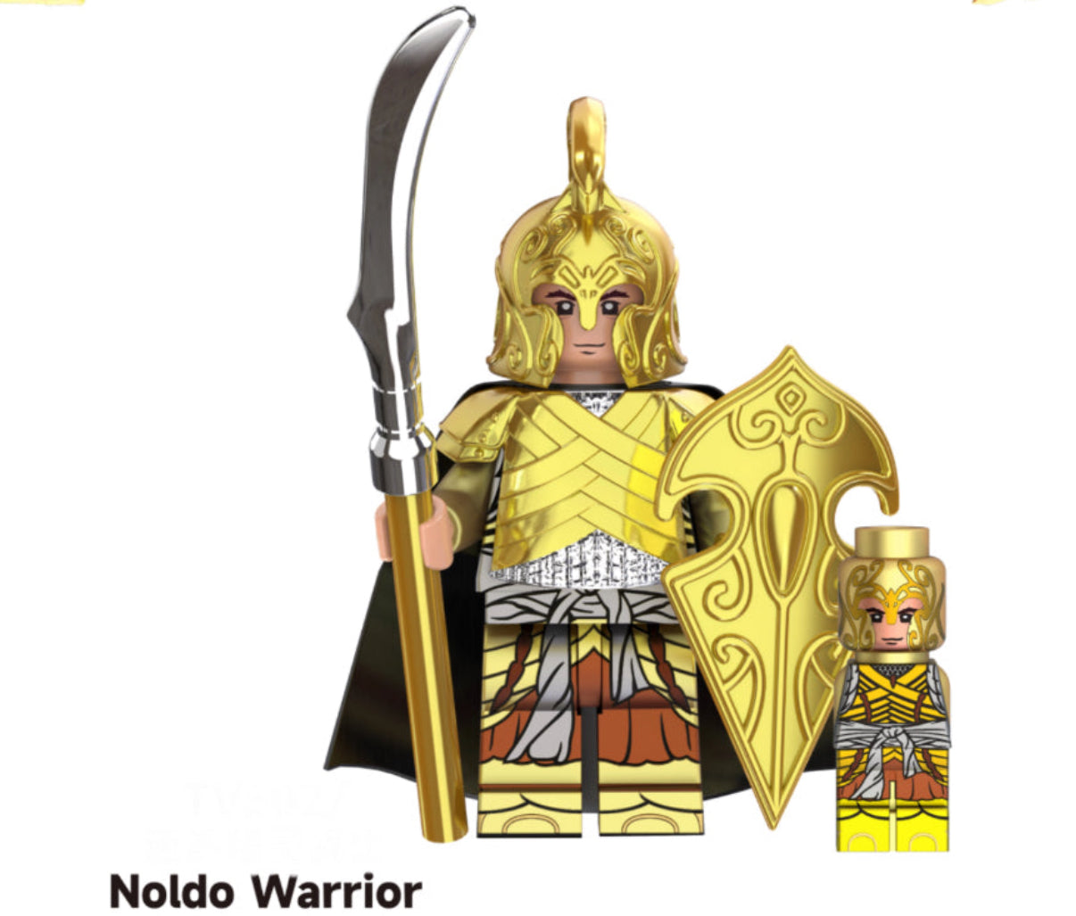 MINIFIGURE LOTR NOLDO WARRIOR CUSTOM