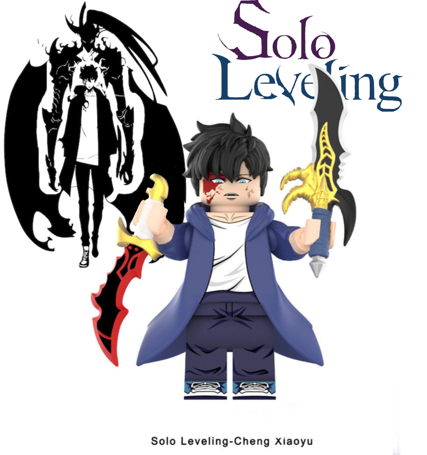 MINIFIGURE SOLO LEVELING UNIVERS: SUNG JIN-WOO (version D) custom