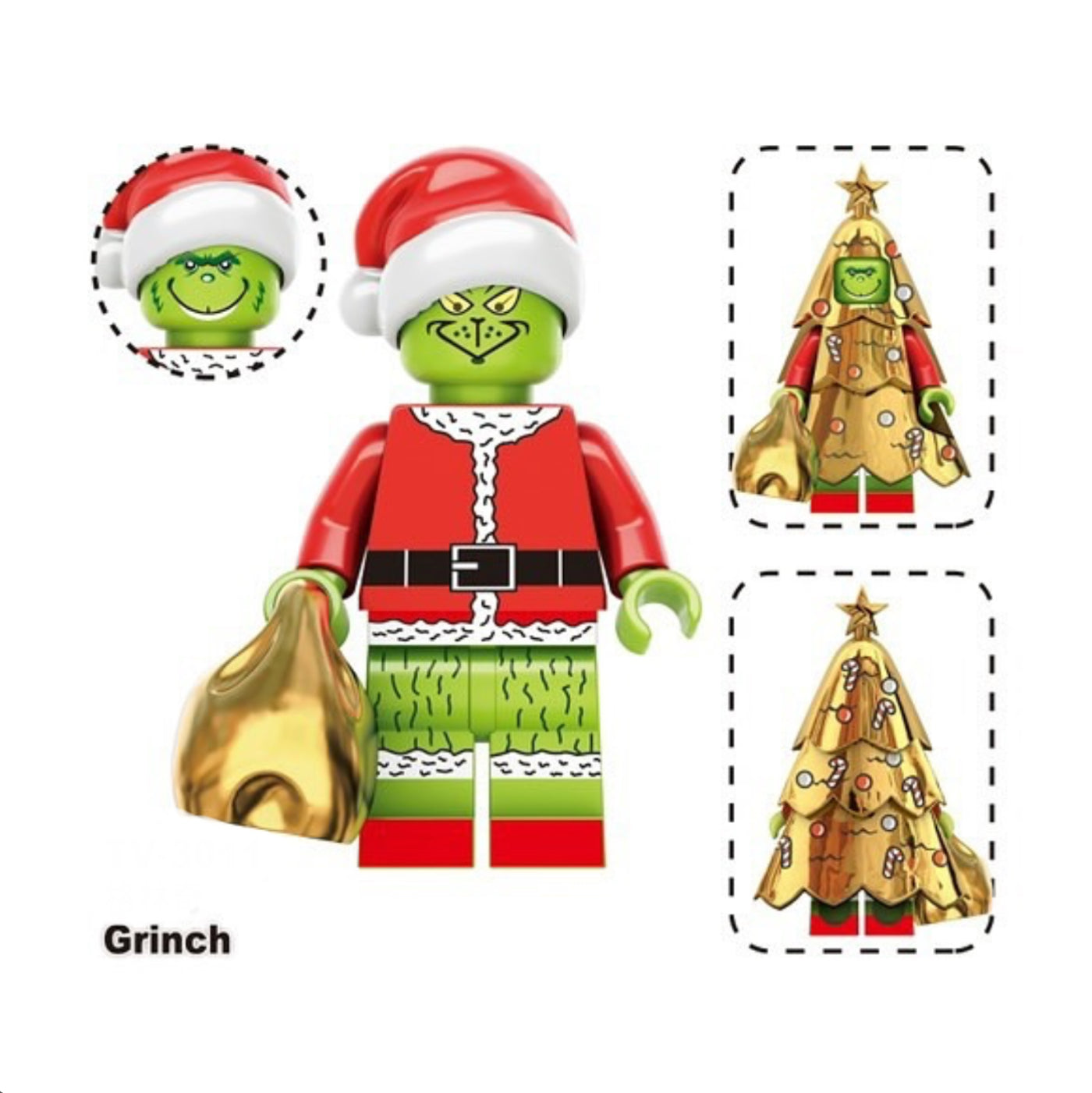 MINIFIGURE🎄 NOËL UNIVERS 🎄: GRINCH custom