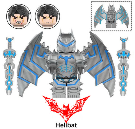 PREVENTE♥️♥️♥️MINIFIGURE DC UNIVERS: BATMAN HELLBAT GRAY ♥️♥️♥️custom Disponibilité mi décembre 2024